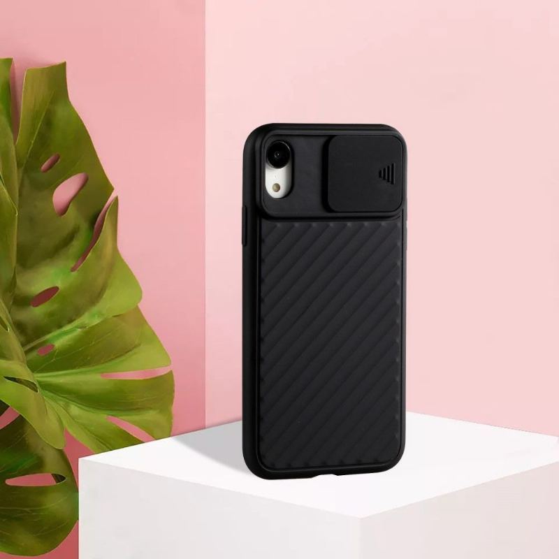 Etui do iPhone XR Biznes Z Tylną Osłoną Obiektywu