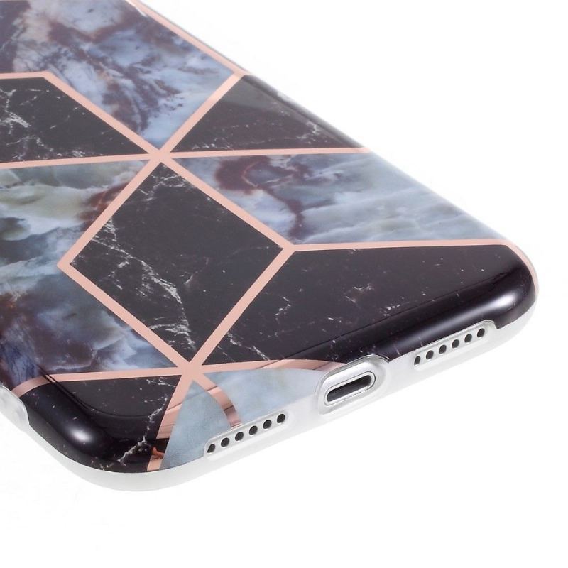 Etui do iPhone XR Geometryczny Marmur