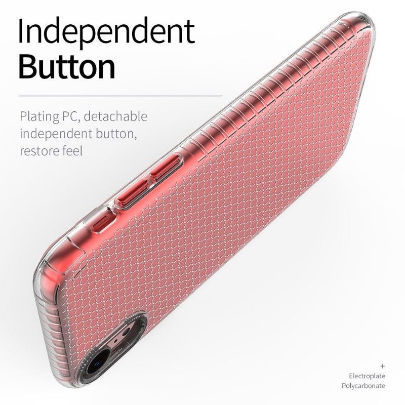 Etui do iPhone XR Honeycomb Przezroczysty