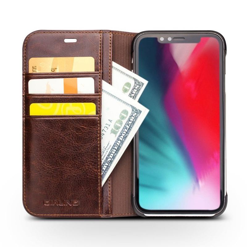 Etui do iPhone XR Ręcznie Robiona Prawdziwa Skóra