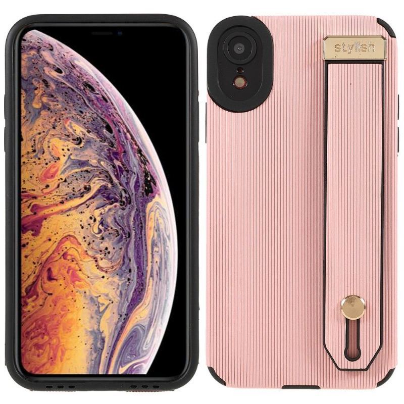 Etui do iPhone XR Silikon Z Uchwytem