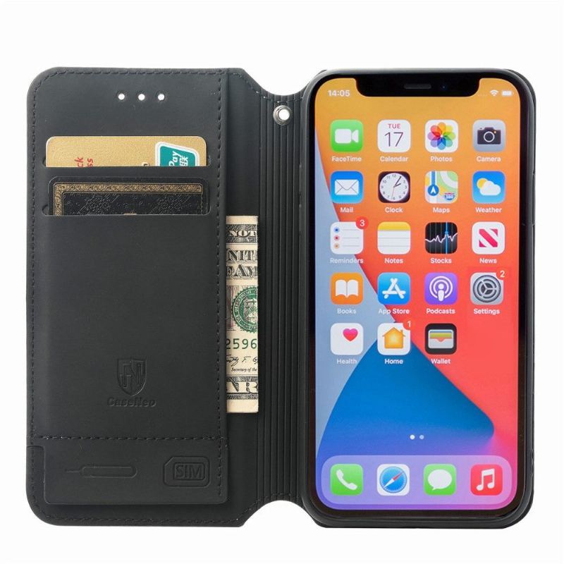 Etui Folio do iPhone XR Kolorowy Styl Żółw