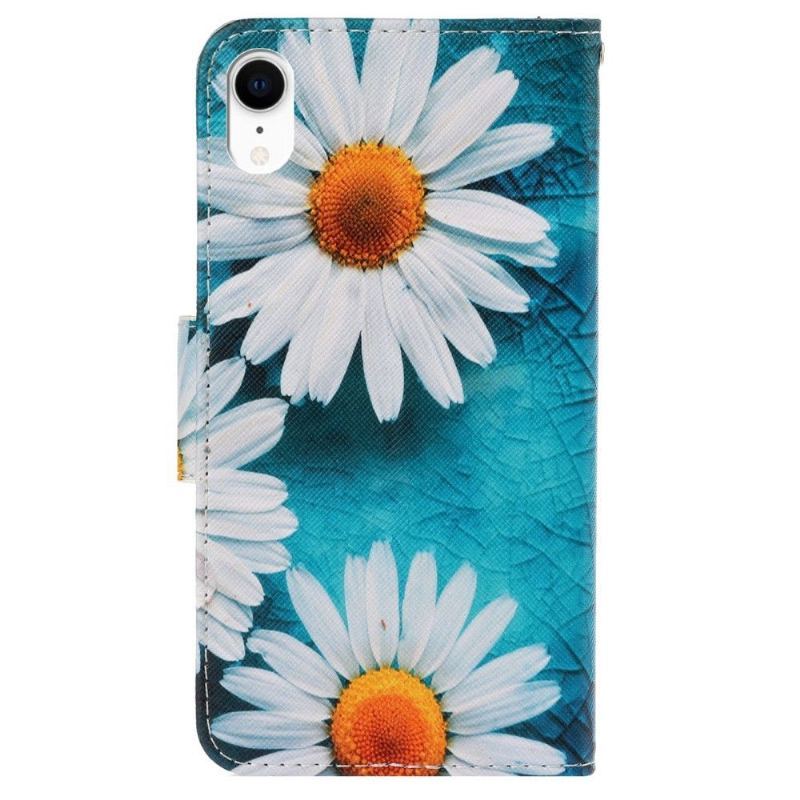 Etui Folio do iPhone XR Obrzeża Marguerite