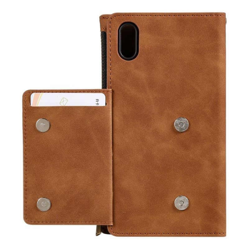 Etui Folio do iPhone XR Portfel Funkcja Stojaka