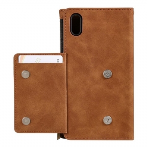 Etui Folio do iPhone XR Portfel Funkcja Stojaka