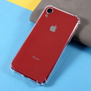 Futerały do iPhone XR Obrzeża Przezroczyste Wzmocnione Narożniki