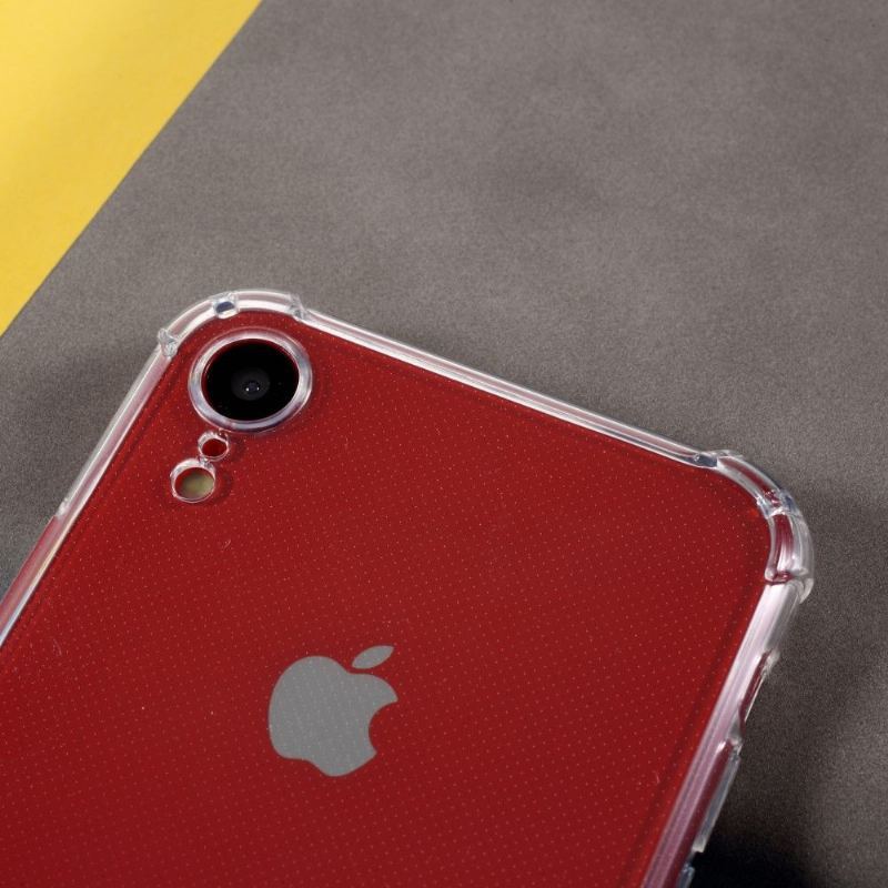 Futerały do iPhone XR Obrzeża Przezroczyste Wzmocnione Narożniki