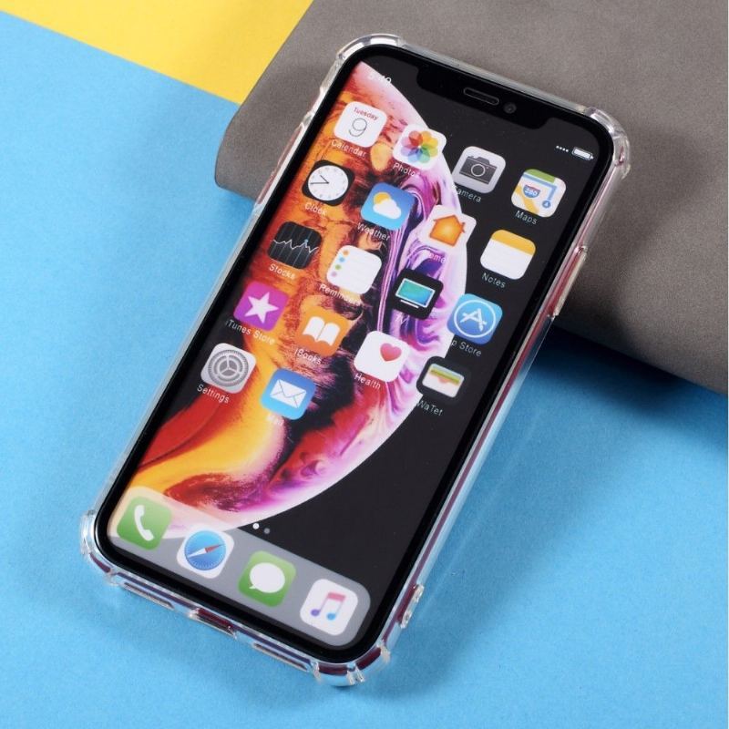 Futerały do iPhone XR Obrzeża Przezroczyste Wzmocnione Narożniki