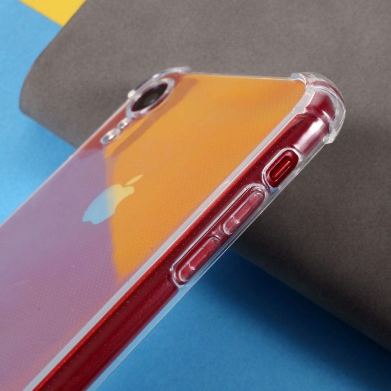 Futerały do iPhone XR Obrzeża Przezroczyste Wzmocnione Narożniki