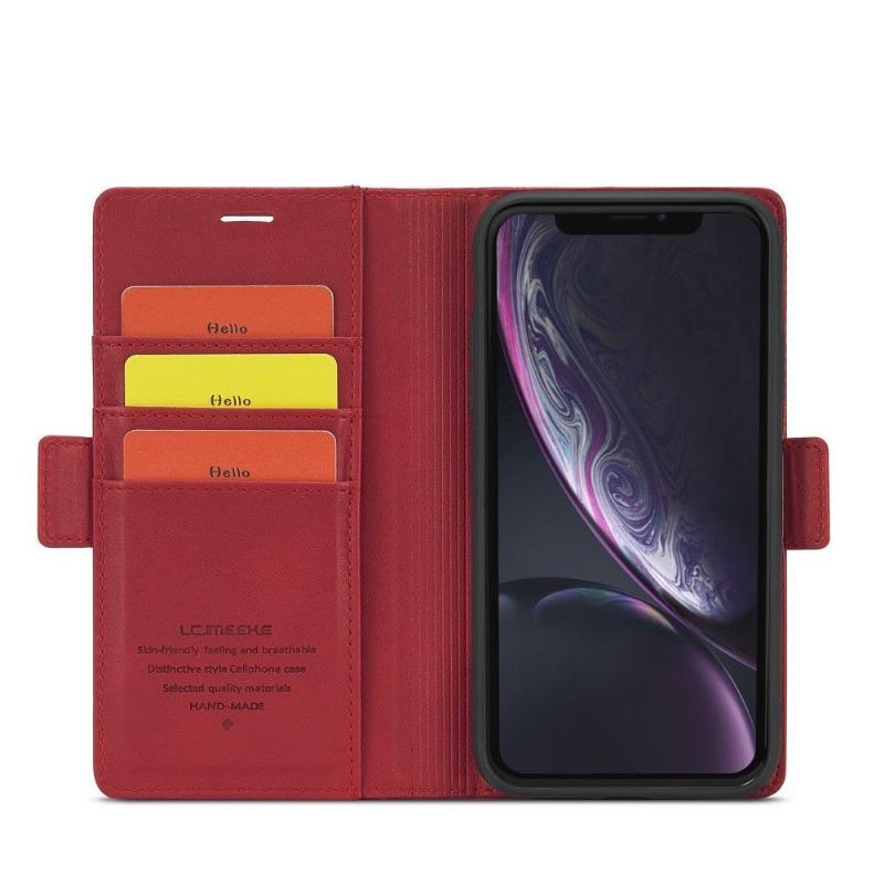 Skórzany Futerał do iPhone XR Anti-fall Lc.imeeke Premium