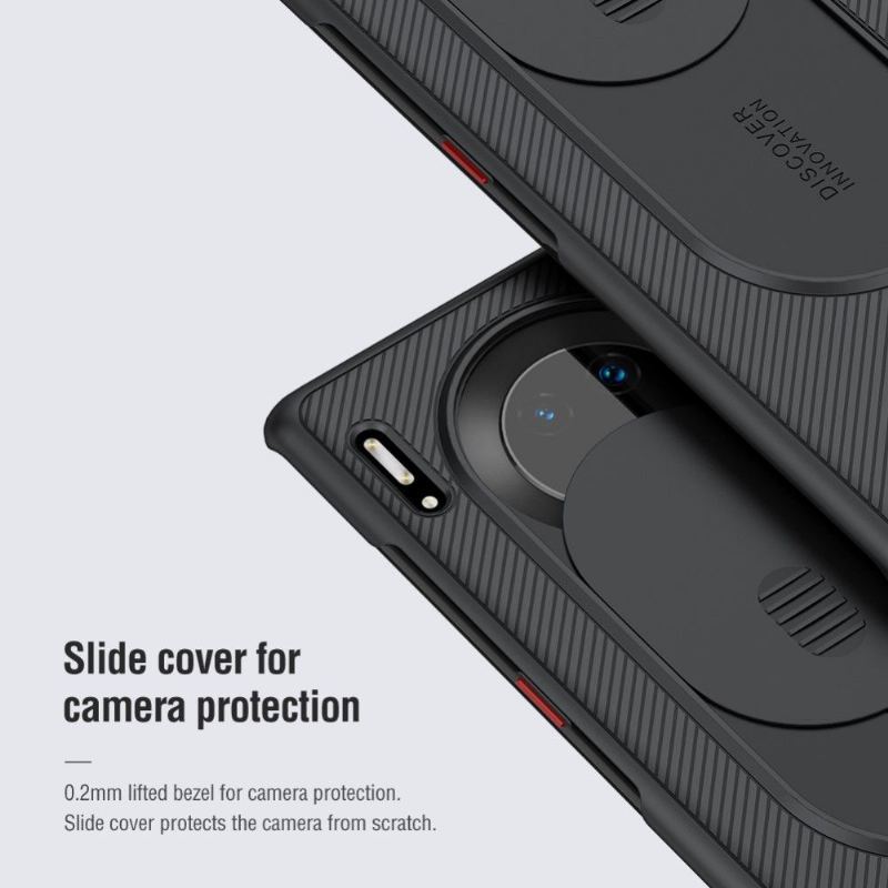 Etui do Huawei Mate 30 Pro Anti-fall Camshield Z Tylną Osłoną Obiektywu