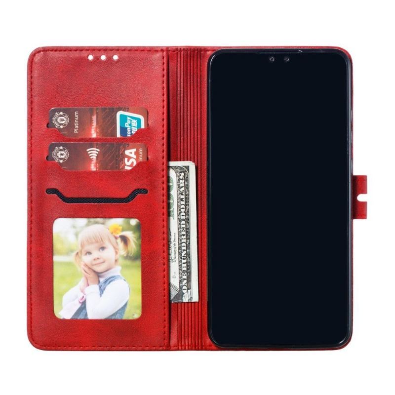 Etui Folio do Huawei Mate 30 Pro Matowa Skóra Kociak