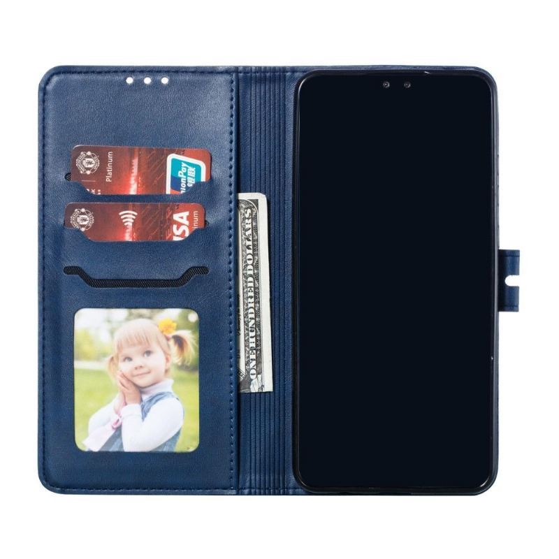 Etui Folio do Huawei Mate 30 Pro Matowa Skóra Kociak