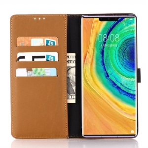 Etui Folio do Huawei Mate 30 Pro Ze Sztucznej Skóry W Stylu Retro