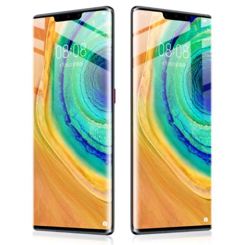 Huawei Mate 30 Pro - Pełne Zabezpieczenie Ekranu Ze Szkła Hartowanego - Czerń