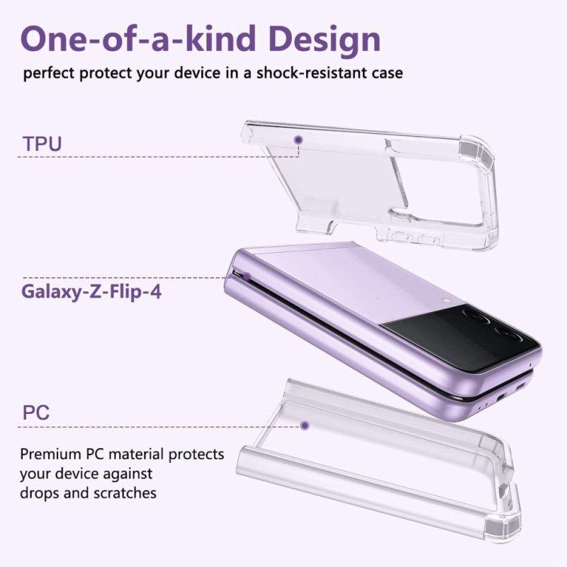 Etui do Samsung Galaxy Z Flip 4 Etui Folio Bezszwowe Wzmocnione Narożniki