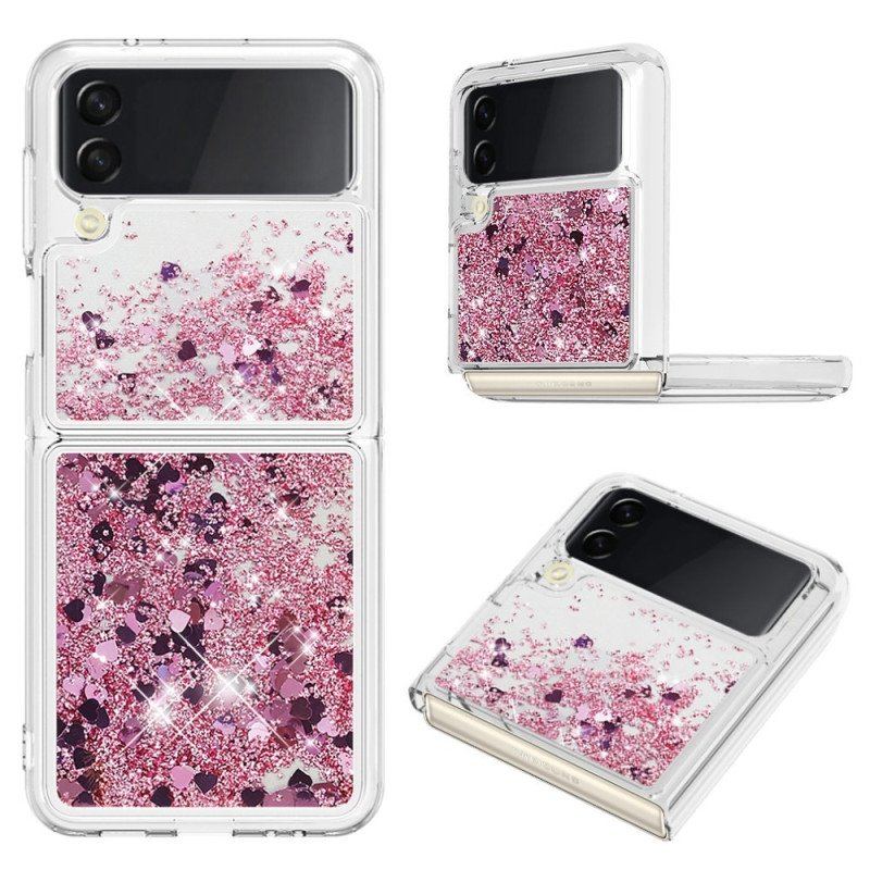 Etui do Samsung Galaxy Z Flip 4 Etui Folio Kolorowe Cekiny