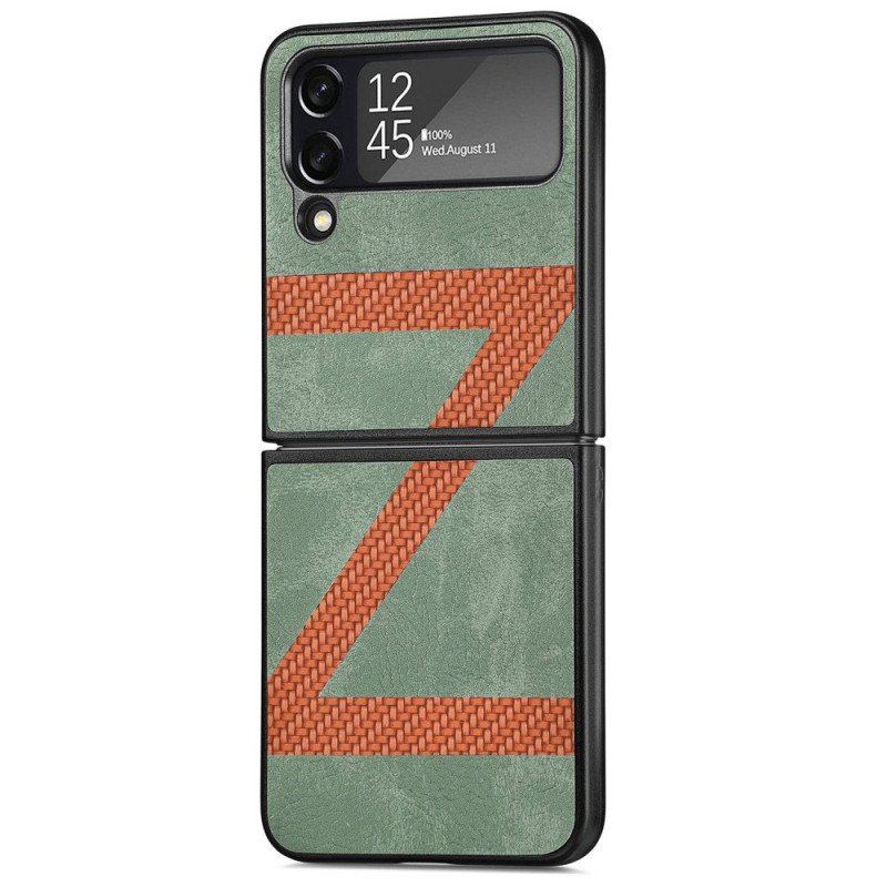 Etui do Samsung Galaxy Z Flip 4 Etui Folio Stylowa Skórzana Konstrukcja Z