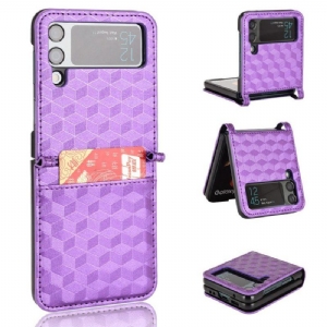 Futerały do Samsung Galaxy Z Flip 4 Etui Folio Sześcian 3d