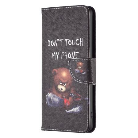 Etui Folio Do iPhone 16 Pro Max Niebezpieczny Niedźwiedź