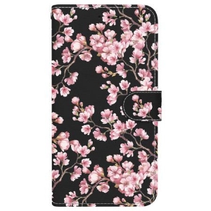 Etui Folio iPhone 16 Pro Max Kwiaty Śliwy Przywiązane