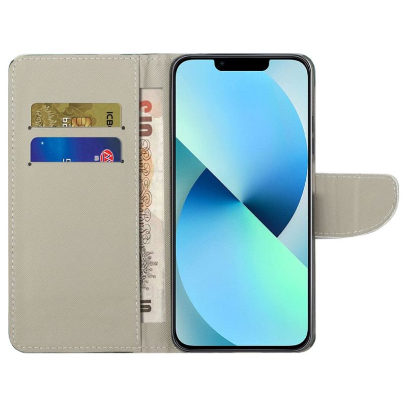 Etui Folio iPhone 16 Pro Max Zachowaj Spokój I Blask Etui Ochronne