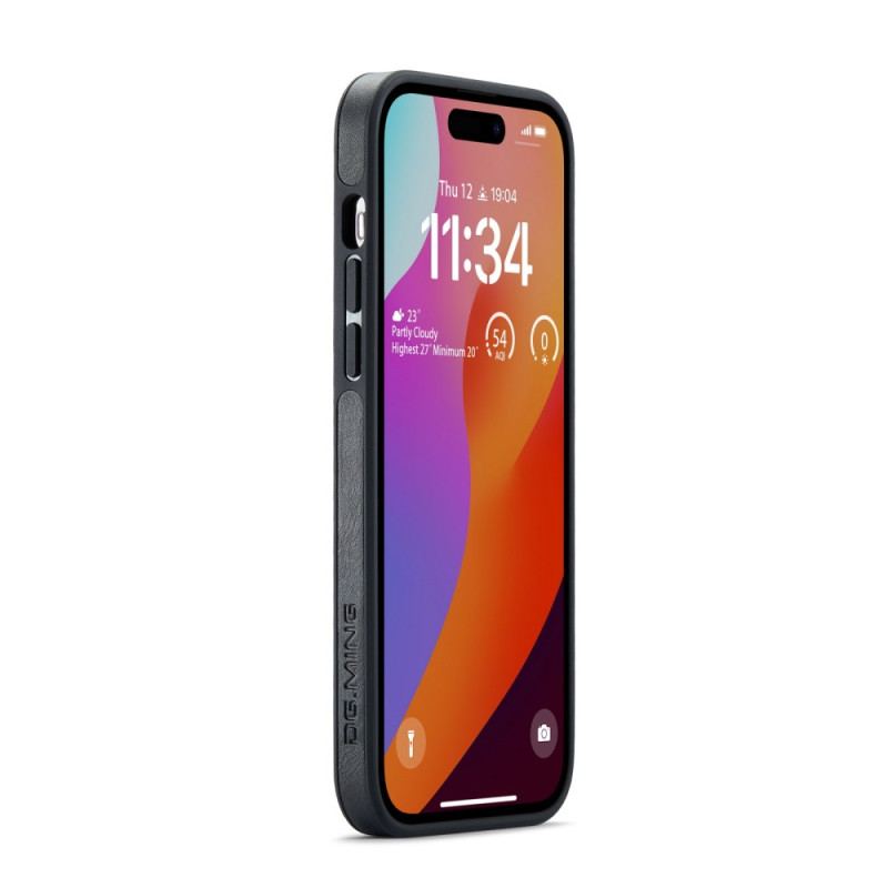 Etui iPhone 16 Pro Max Efekt Skóry Dg.ming Etui Ochronne