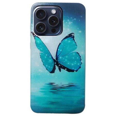 Etui iPhone 16 Pro Max Niebieski Motyl