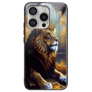 Etui iPhone 16 Pro Max Szkło Hartowane Król Lew Etui Ochronne