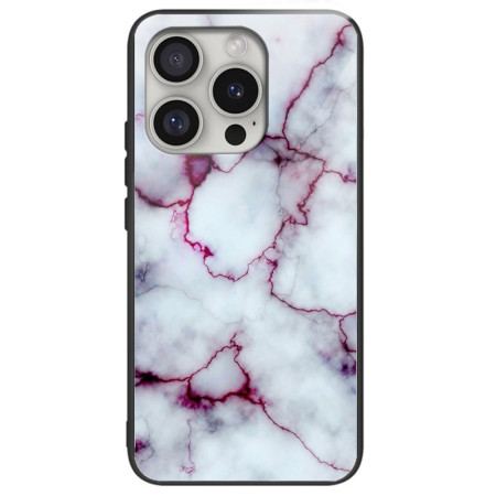 Etui iPhone 16 Pro Max Szkło Hartowane Z Fioletowego Marmuru