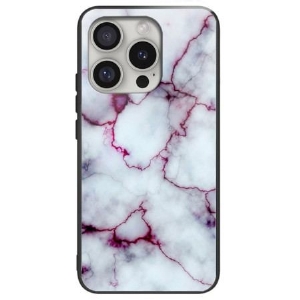 Etui iPhone 16 Pro Max Szkło Hartowane Z Fioletowego Marmuru