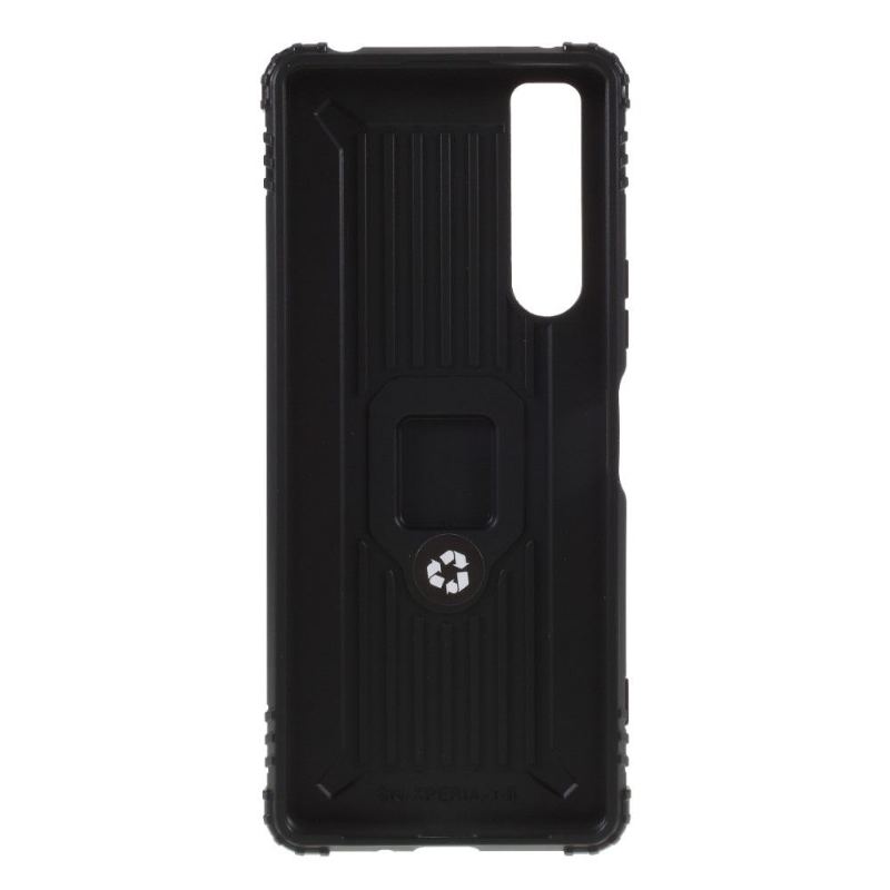 Etui do Sony Xperia 1 II Carbon Look Z Pierścieniem Podtrzymującym