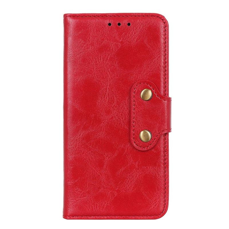 Etui Folio do Sony Xperia 1 II Studded Vintage Imitacja Skóry