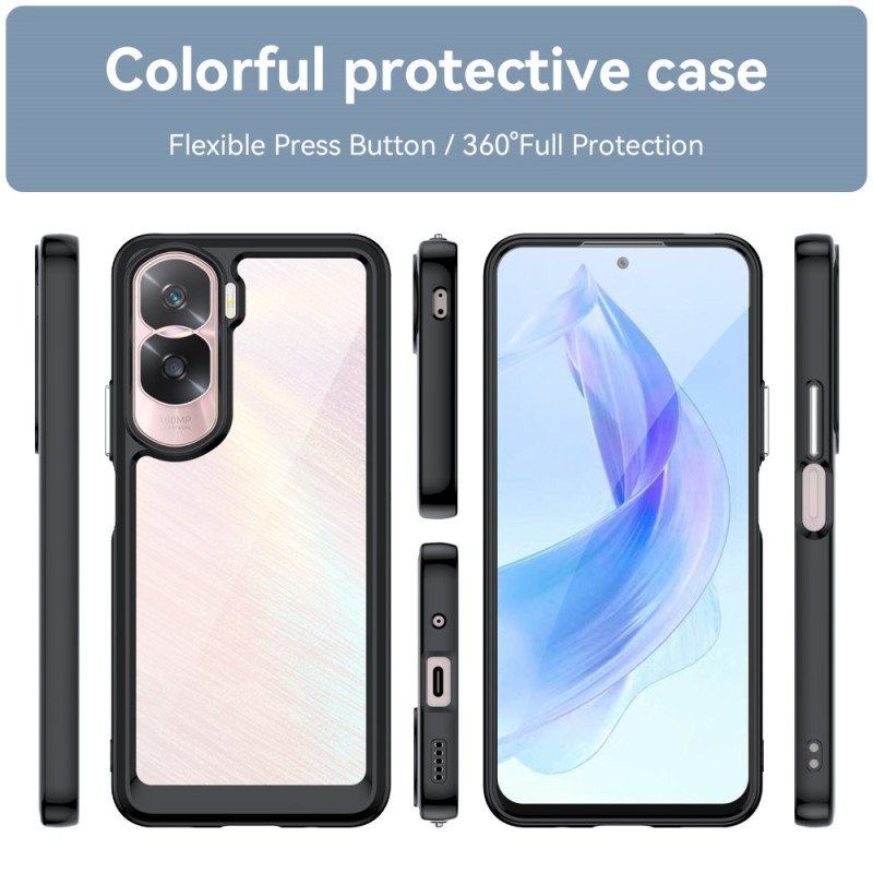 Etui do Honor 90 Lite Hybrydowy Przezroczysty