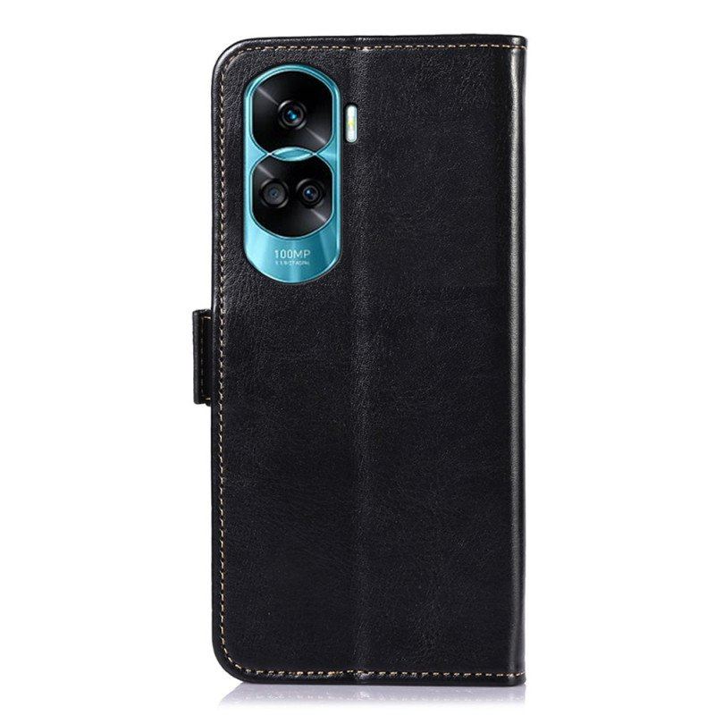 Etui Folio do Honor 90 Lite Abeel Ze Sztucznej Skóry