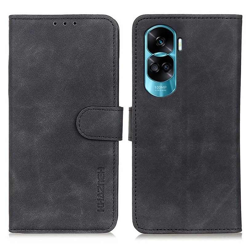 Etui Folio do Honor 90 Lite Efekt Zamszu Khazneh