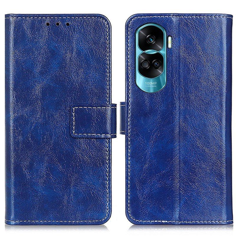 Etui Folio do Honor 90 Lite Lakierowane Z Widocznymi Szwami