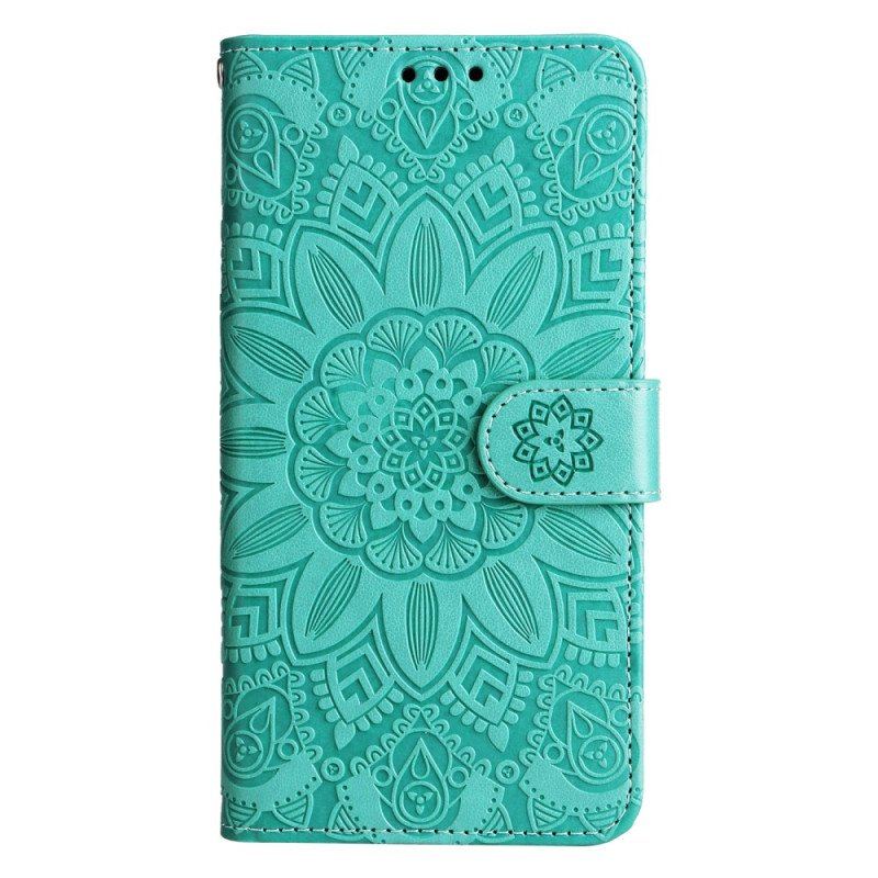 Etui Folio do Honor 90 Lite z Łańcuch Mandala Z Paskiem