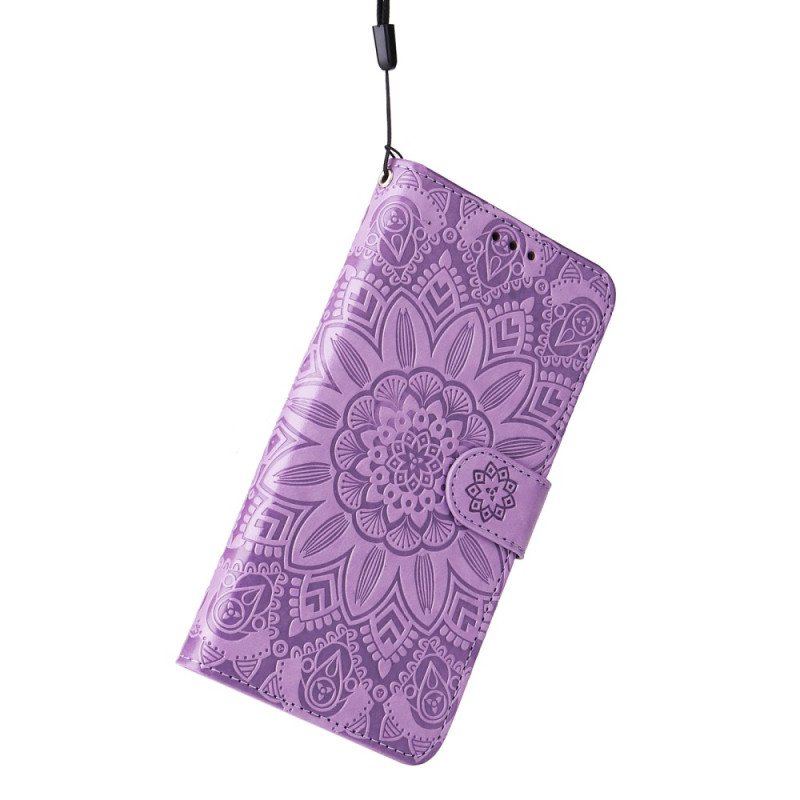 Etui Folio do Honor 90 Lite z Łańcuch Mandala Z Paskiem