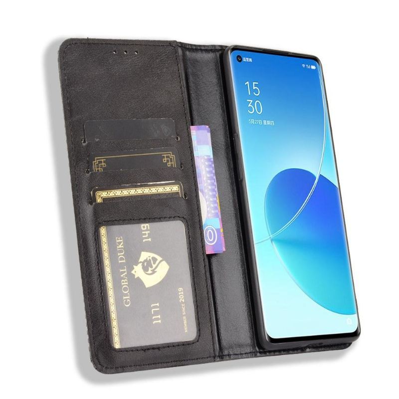 Etui do Oppo Reno 6 Pro 5G Cirénius Style Skóra