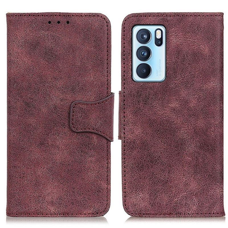 Etui do Oppo Reno 6 Pro 5G Edouard Faux Leather Vintage