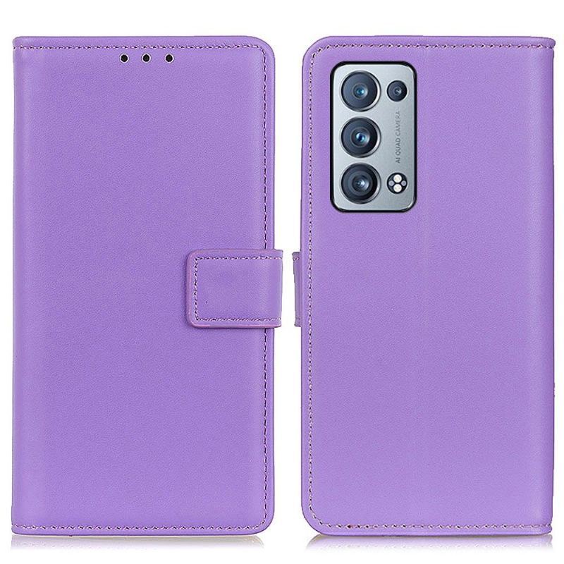 Etui Folio do Oppo Reno 6 Pro 5G Basic Sztuczna Skóra