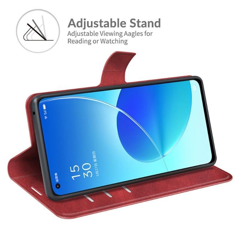 Etui Folio do Oppo Reno 6 Pro 5G Classic Portfel Style Skórzane