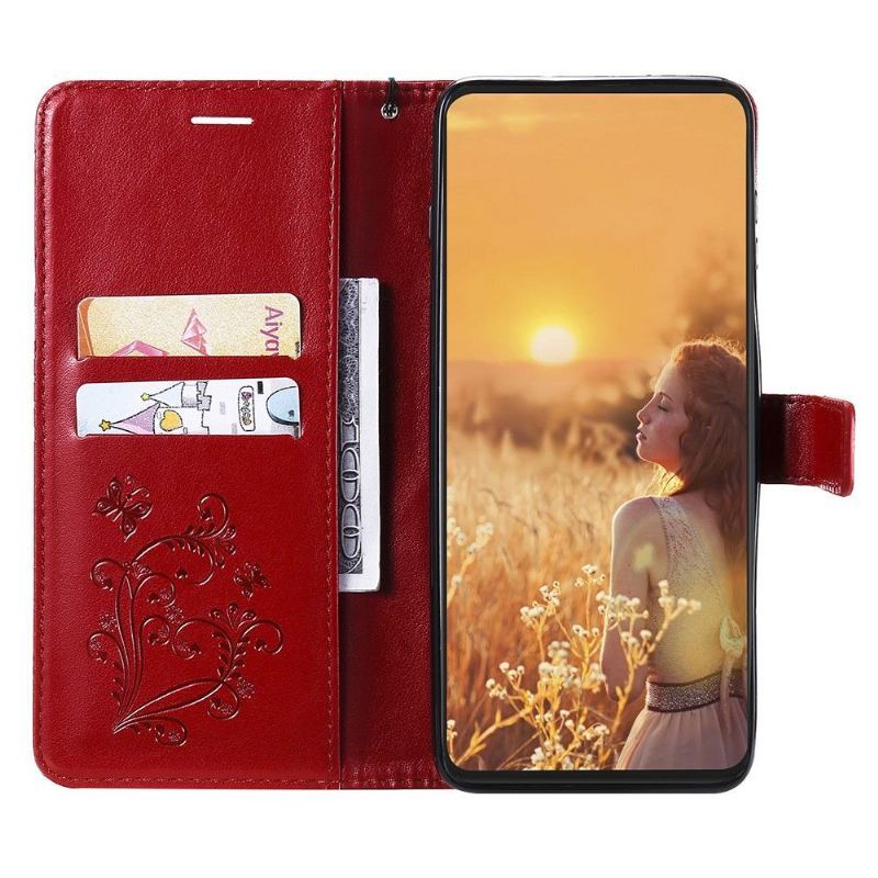 Etui Folio do Oppo Reno 6 Pro 5G Obsługa Funkcji Motyli