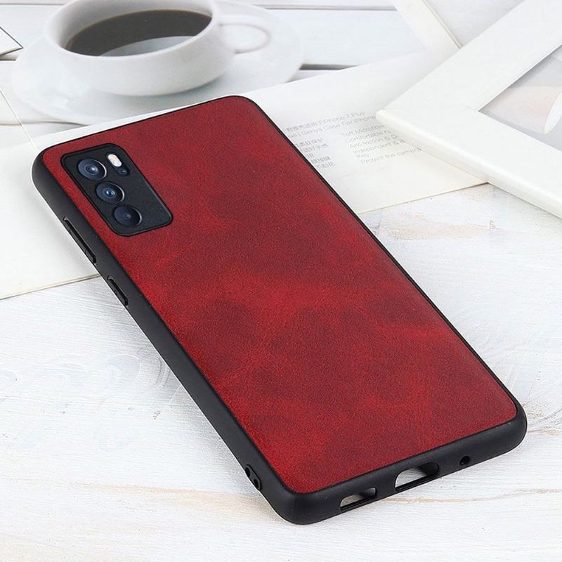 Futerały do Oppo Reno 6 Pro 5G Obrzeża Jazz Faux Leather Vintage