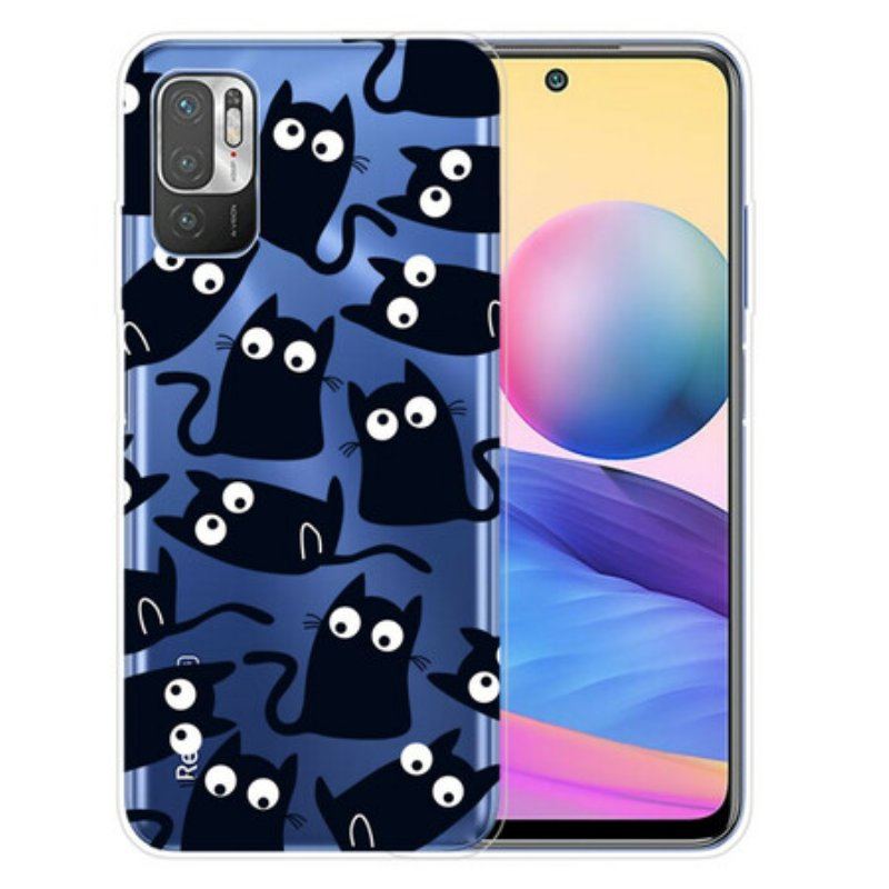 Etui do Xiaomi Redmi Note 10 5G Czarne Myszy