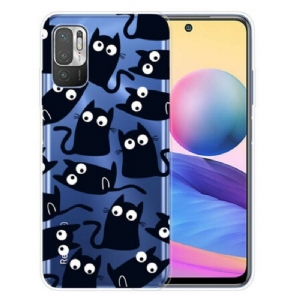 Etui do Xiaomi Redmi Note 10 5G Czarne Myszy