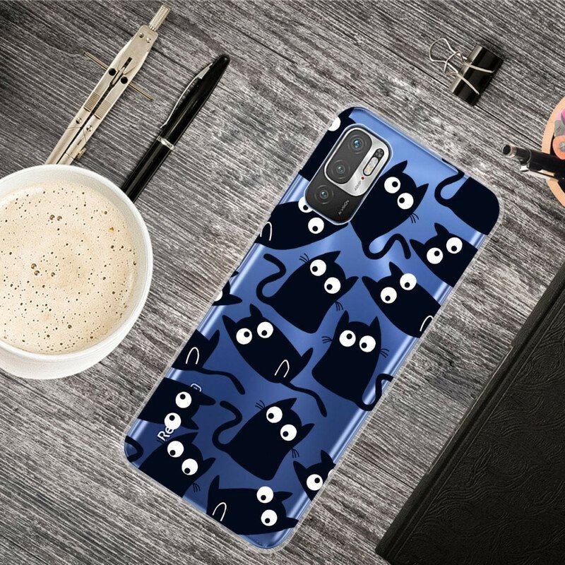 Etui do Xiaomi Redmi Note 10 5G Czarne Myszy