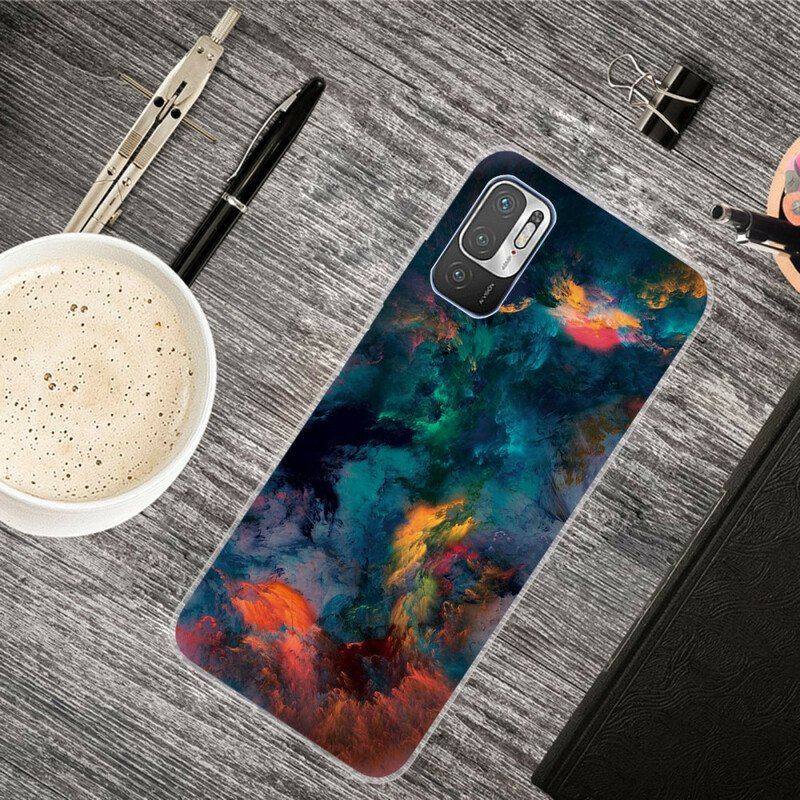 Etui do Xiaomi Redmi Note 10 5G Kolorowe Chmury