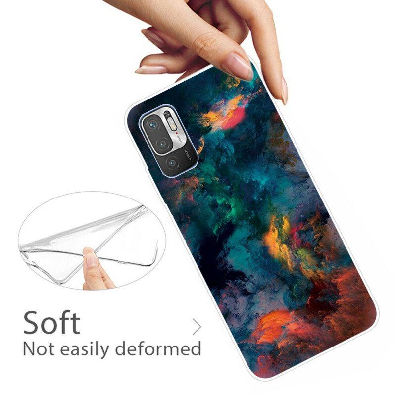 Etui do Xiaomi Redmi Note 10 5G Kolorowe Chmury